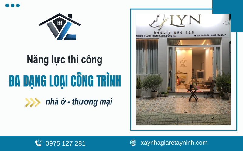công ty xây dựng thi công đa dạng loại công trình