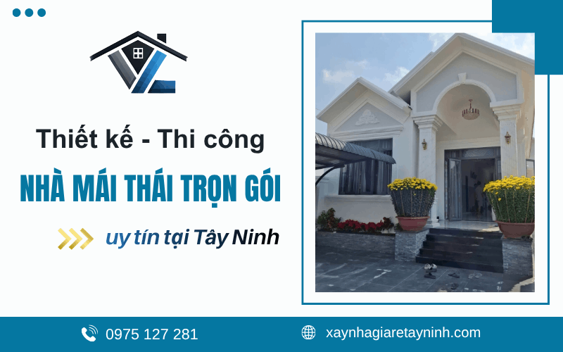 thi công nhà mái thái