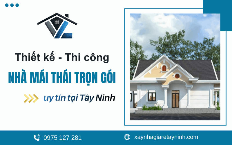 thi công nhà mái thái