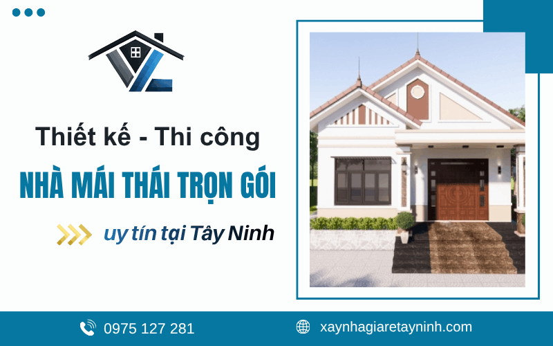 thi công nhà mái thái